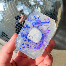 Load image into Gallery viewer, Moon Child - 3oz Rainbow Moonstone Crystal Infused Bar Soap