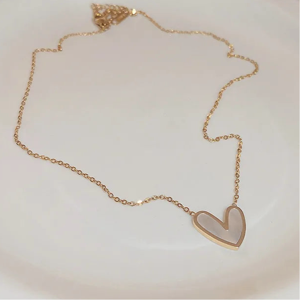 Modern Heart Necklace