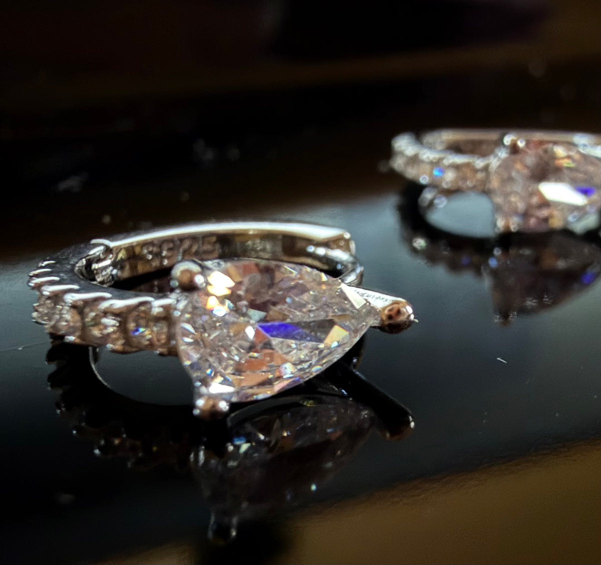 Sterling Silver Teardrops
