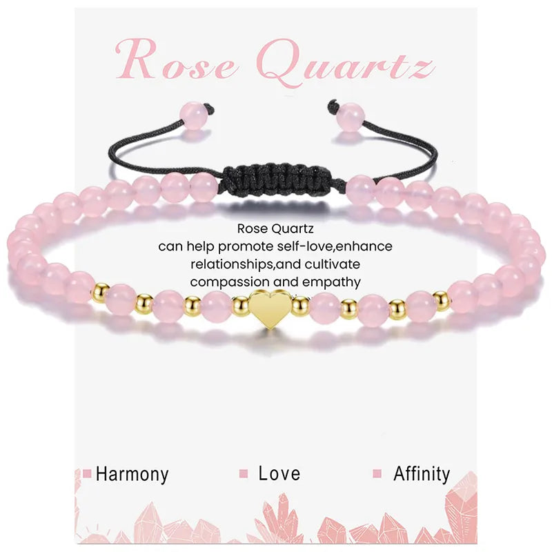 Natural Stone Beaded Bracelet