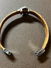 Load image into Gallery viewer, Boho Cork Tile Bracelet - Natural - by Sea Ranch Jewelry