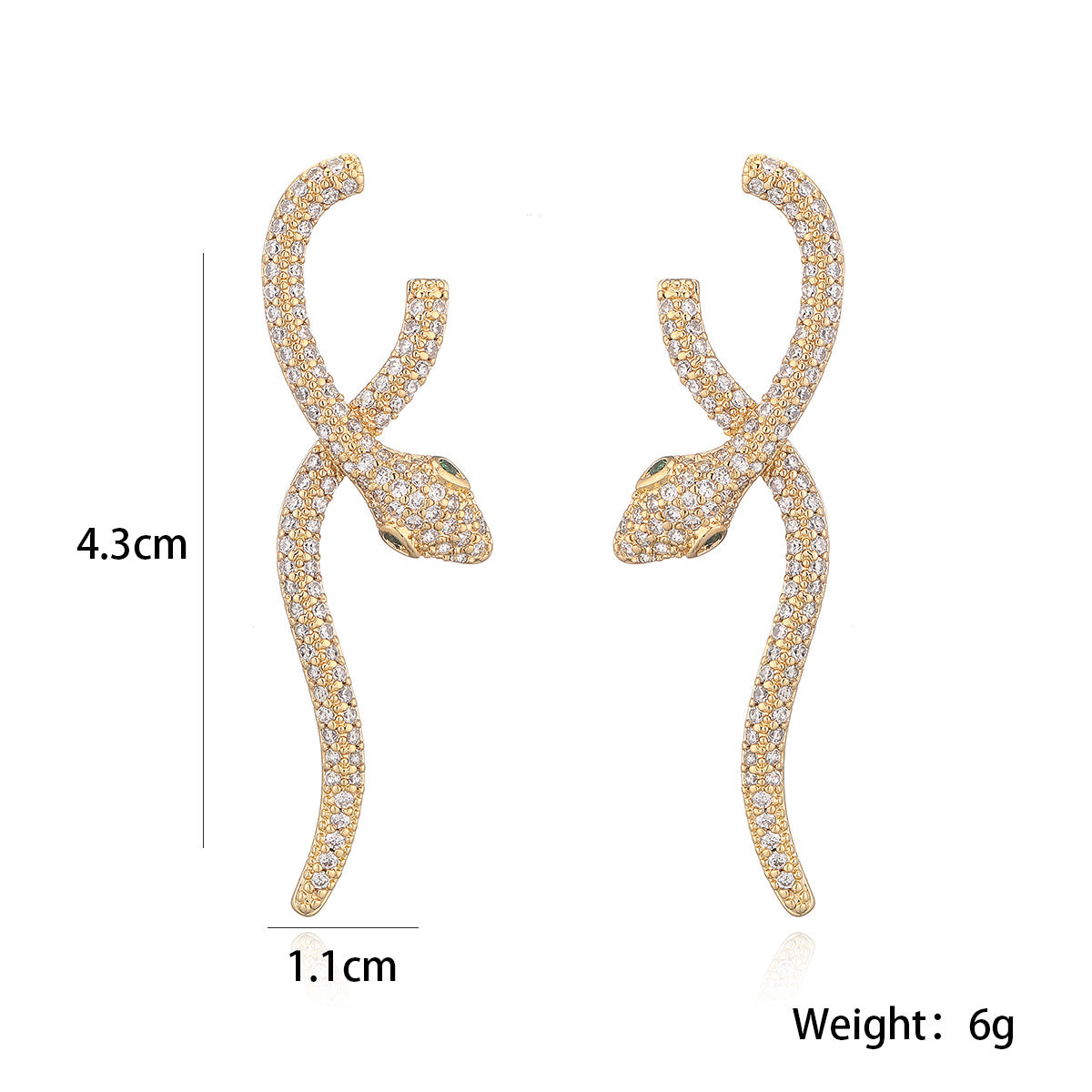 Gorgeous Snake Earrings