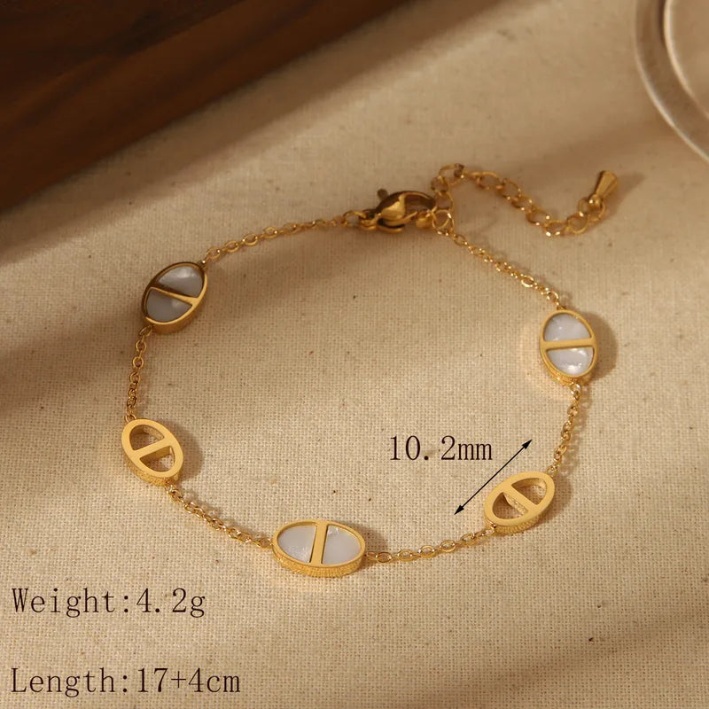 Delicato - Mother of Pearl Inlay Bracelet