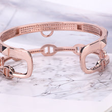 Load image into Gallery viewer, Double the Bling Bangle