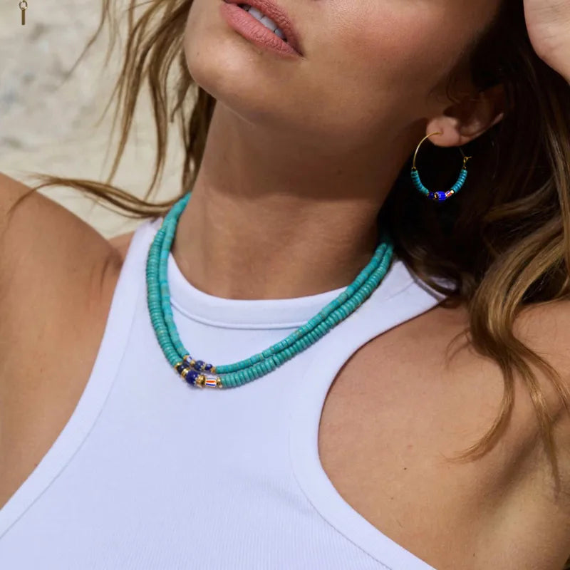 Turquoise Beaded Necklace