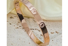 Load image into Gallery viewer, Rose Gold Bangle Bracelet - Titanium Stainless Steel
