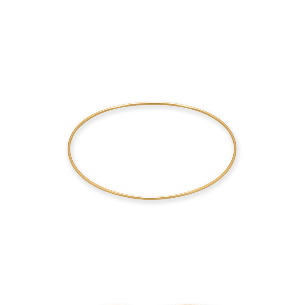 14/20 Gold Filled Smooth Wire Bangle Bracelet