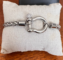 Load image into Gallery viewer, Stainless Steel Horse-bit Clasp Bracelet
