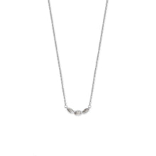 Load image into Gallery viewer, 16&quot; + 2&quot; Rhodium Plated Polki Diamond Necklace
