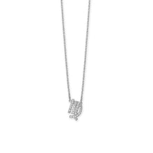 Load image into Gallery viewer, 16&quot; Rhodium Plated CZ Zodiac Necklace (All Signs)
