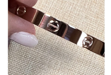 Load image into Gallery viewer, Rose Gold Bangle Bracelet - Titanium Stainless Steel

