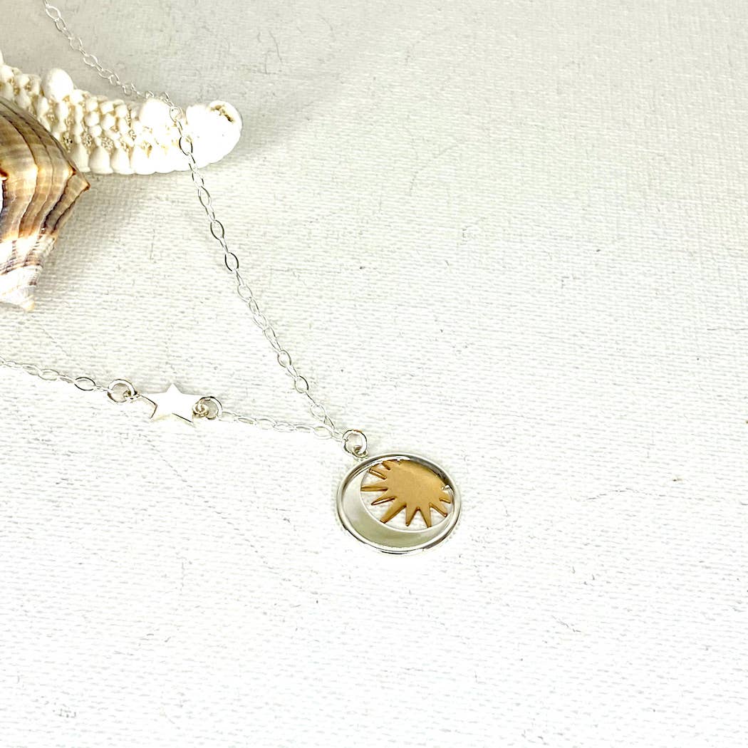 You Are My Sun, My Moon & All My Stars Necklace by Jackie Gallagher Designs