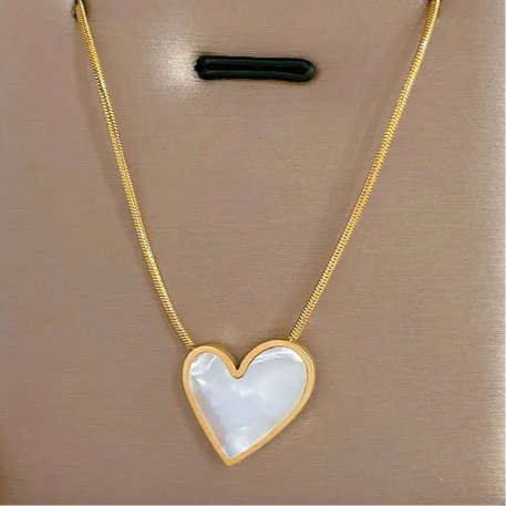 Modern Heart Necklace