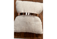 Load image into Gallery viewer, Rose Gold Bangle Bracelet - Titanium Stainless Steel
