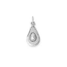 Load image into Gallery viewer, Oxidized 3D Avocado Half Charm
