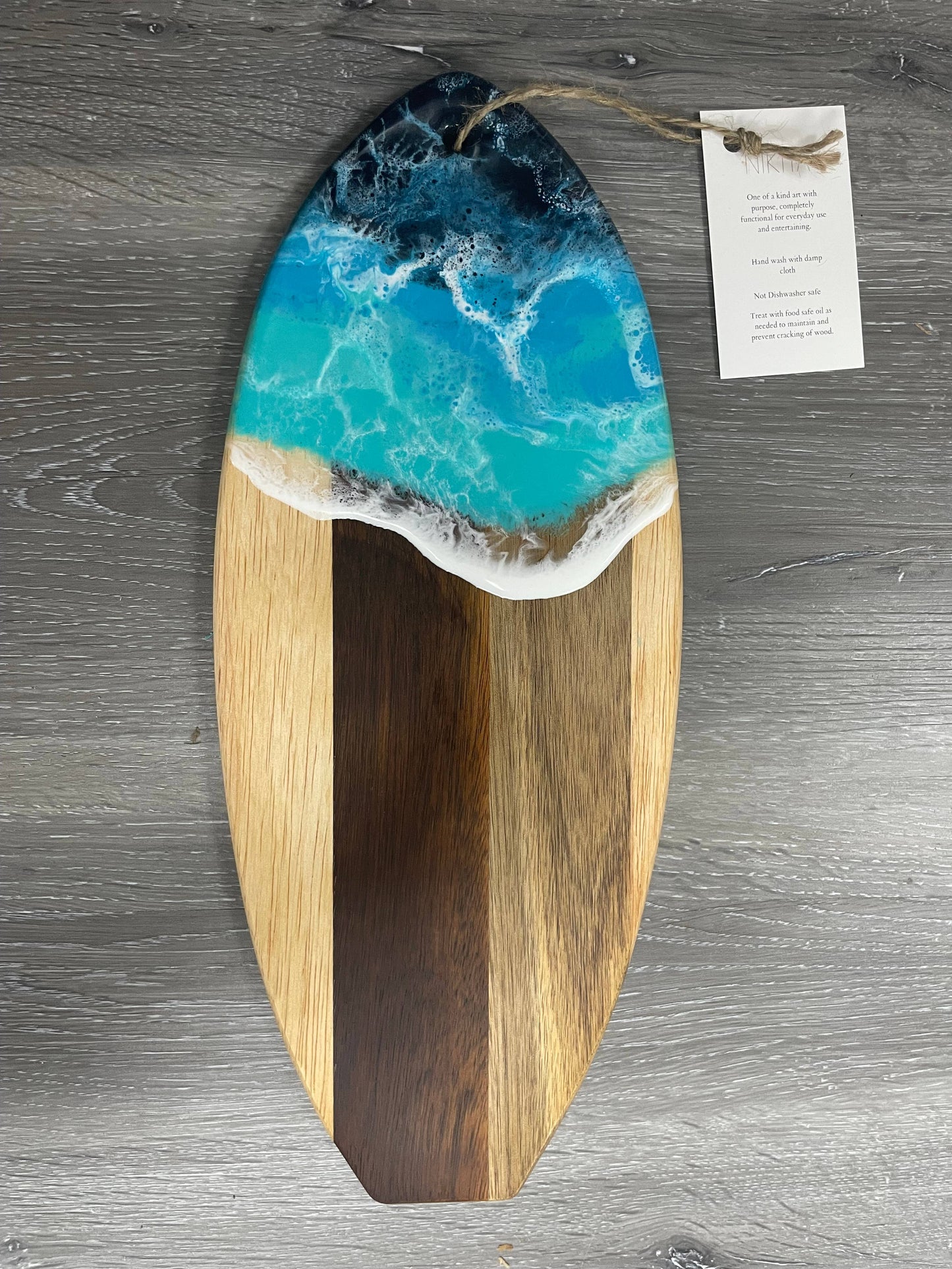 Surf's Up  Cheese Board by Nikita Fine Art