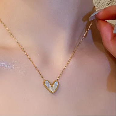 Modern Heart Necklace