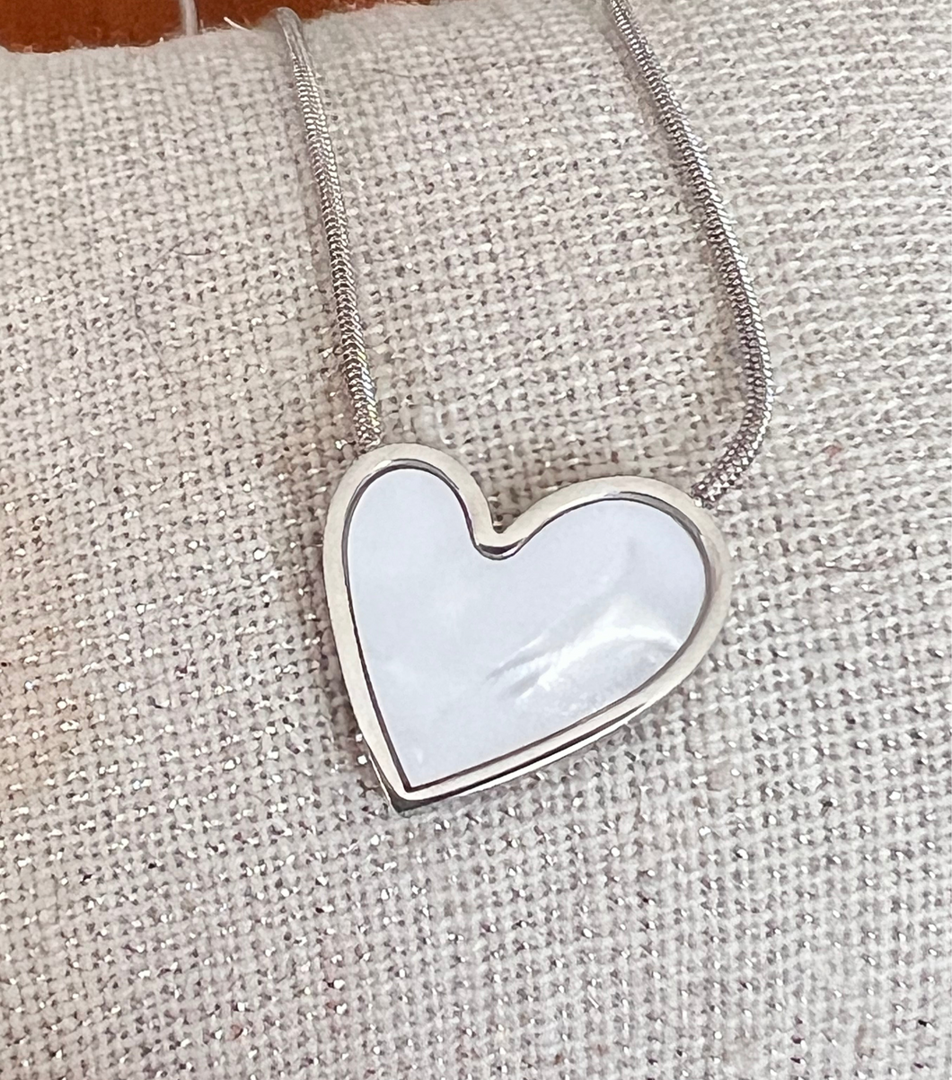 Modern Heart Necklace