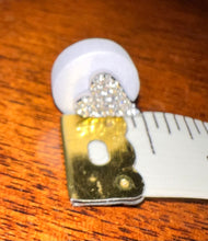 Load image into Gallery viewer, Sterling Silver Crystal Heart Earrings
