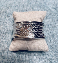 Load image into Gallery viewer, Sterling Silver Woven Cuff Bracelet
