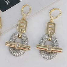 Load image into Gallery viewer, Elegant Crystal Drop Earrings
