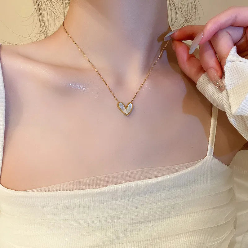 Modern Heart Necklace