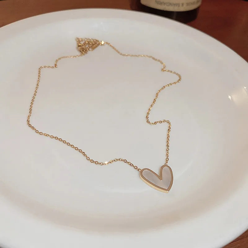 Modern Heart Necklace