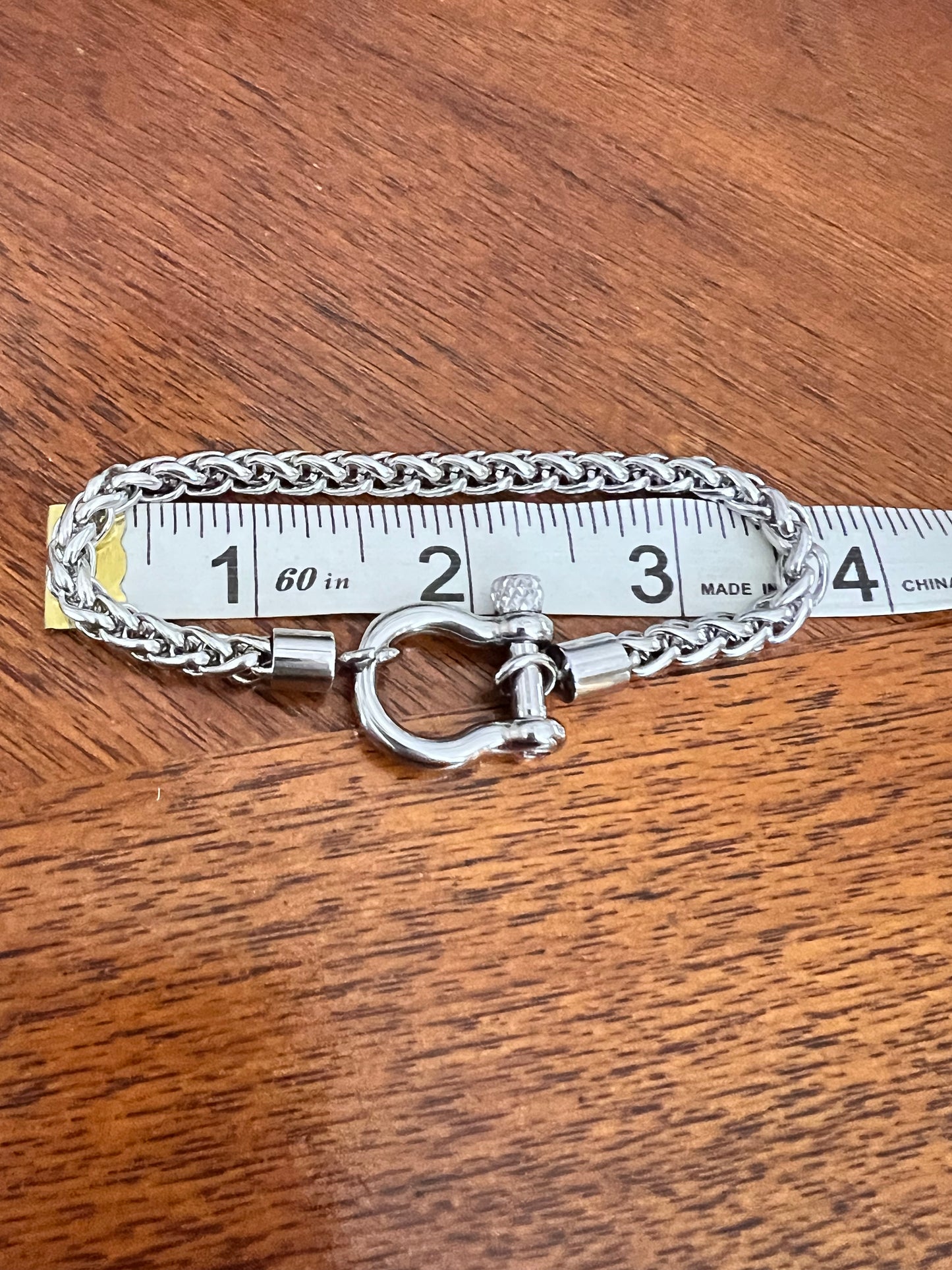 Stainless Steel Horse-bit Clasp Bracelet