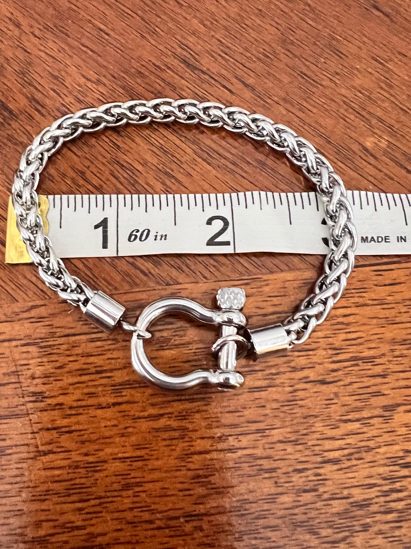 Stainless Steel Horse-bit Clasp Bracelet