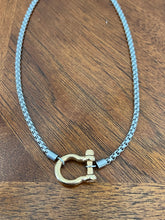 Load image into Gallery viewer, Horse-bit Style Necklace - Titanium Stainless Steel
