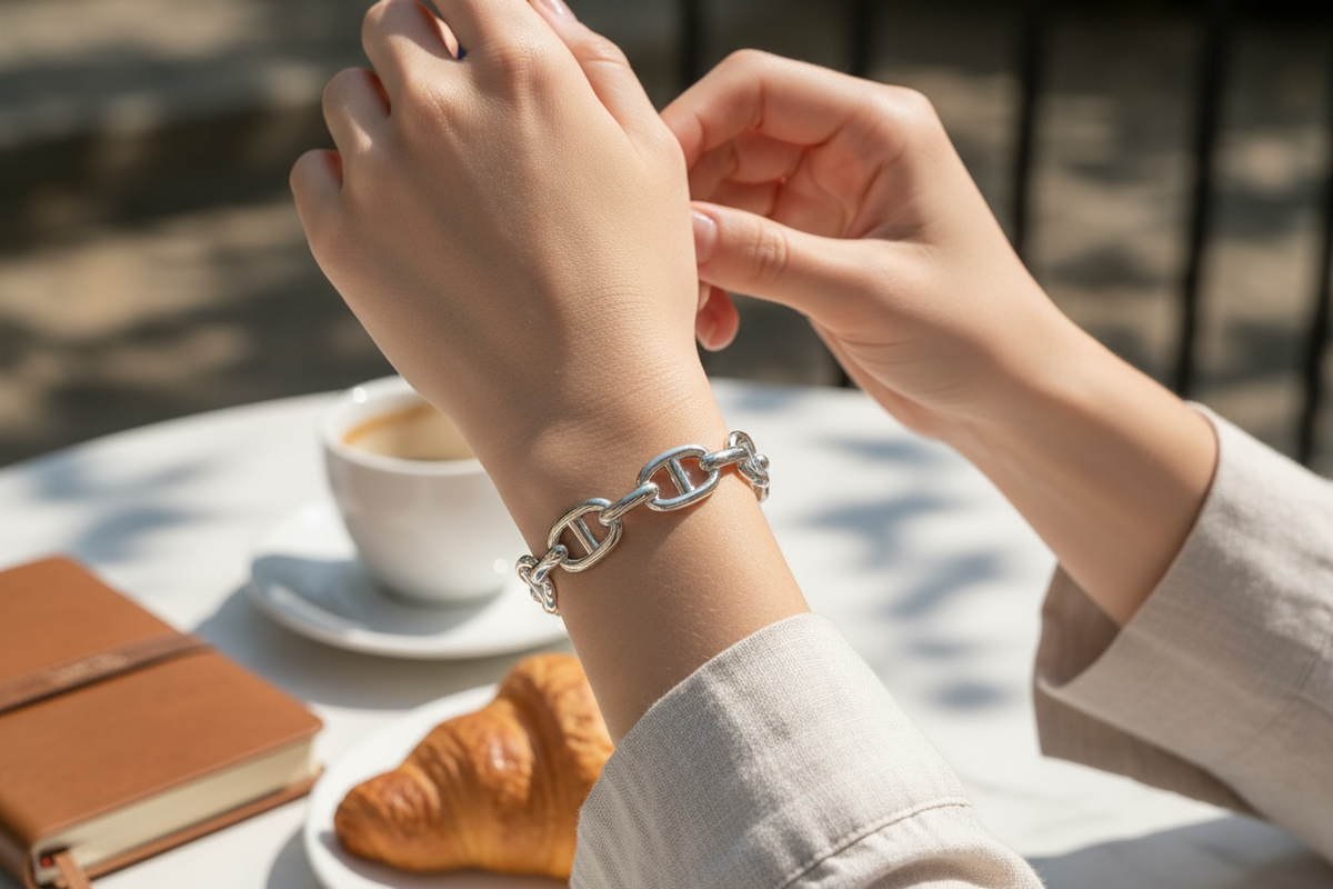 Classic Link Style Bangle