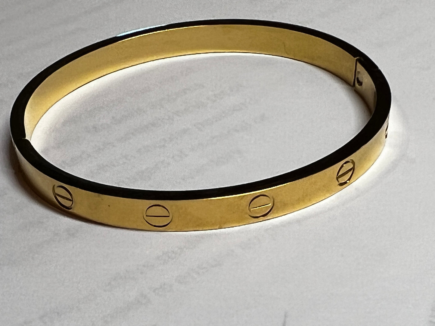 Titanium Steel Bangle Bracelet