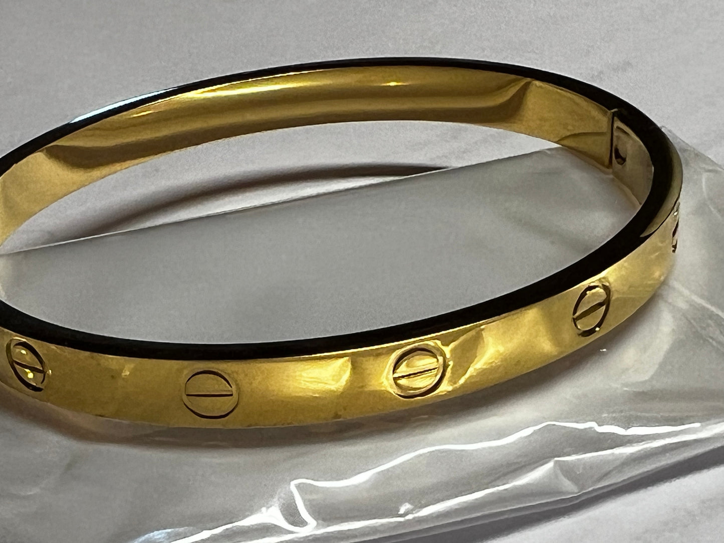 Titanium Steel Bangle Bracelet