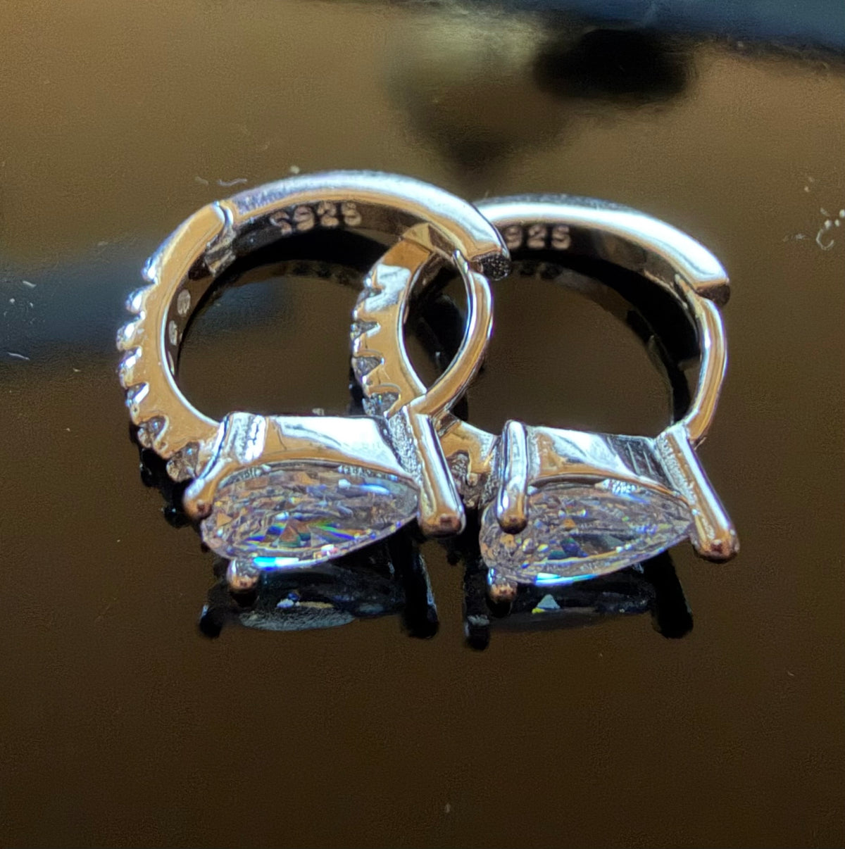 Sterling Silver Teardrops