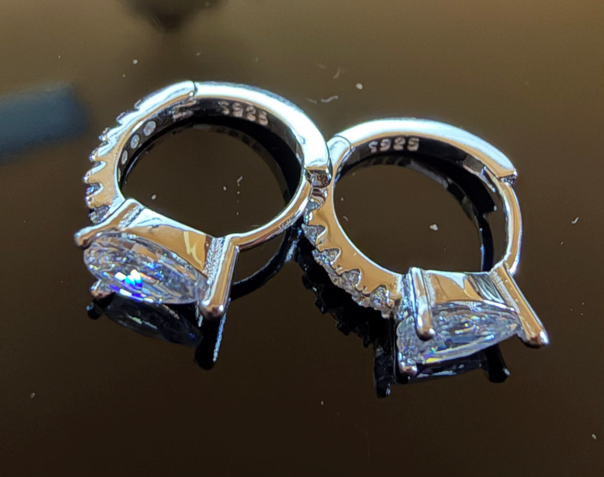Sterling Silver Teardrops