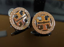 Load image into Gallery viewer, Circle T Stud Earrings
