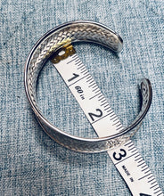 Load image into Gallery viewer, Sterling Silver Woven Cuff Bracelet
