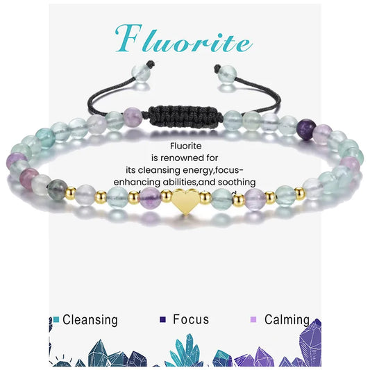 Natural Stone Beaded Bracelet