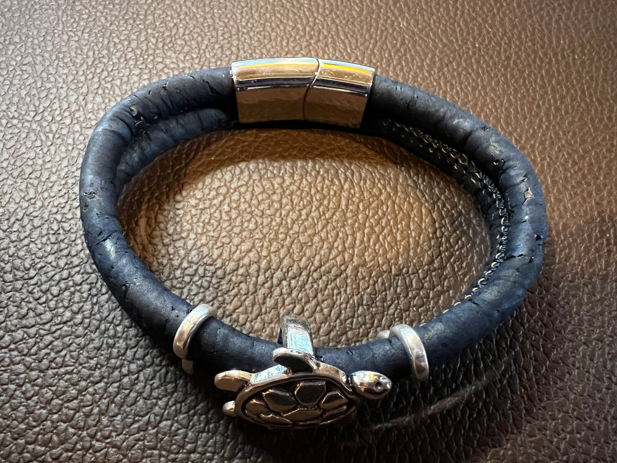 Sea Turtle Cork Bracelet by Sea Ranch Jewelry