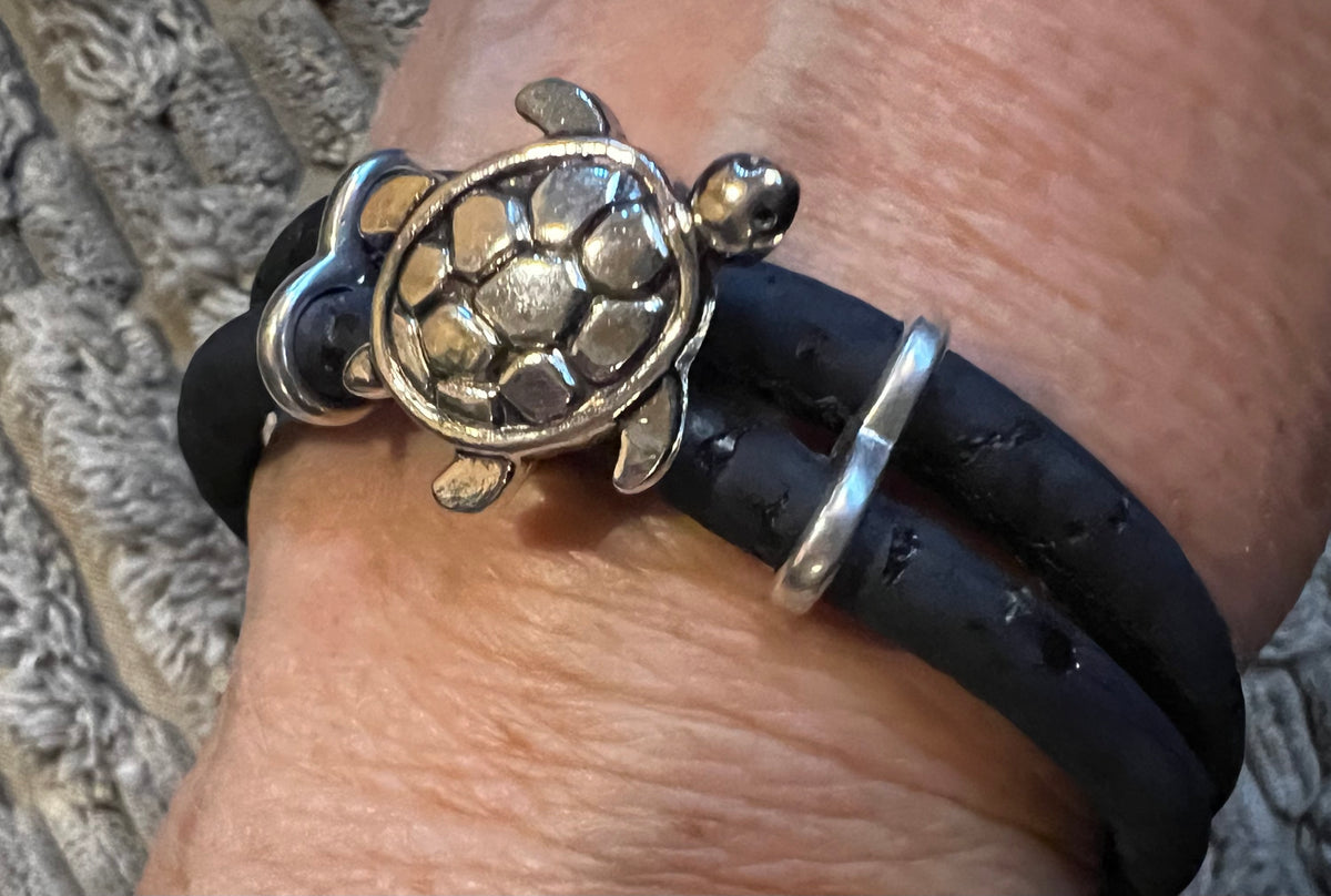 Sea Turtle Cork Bracelet by Sea Ranch Jewelry
