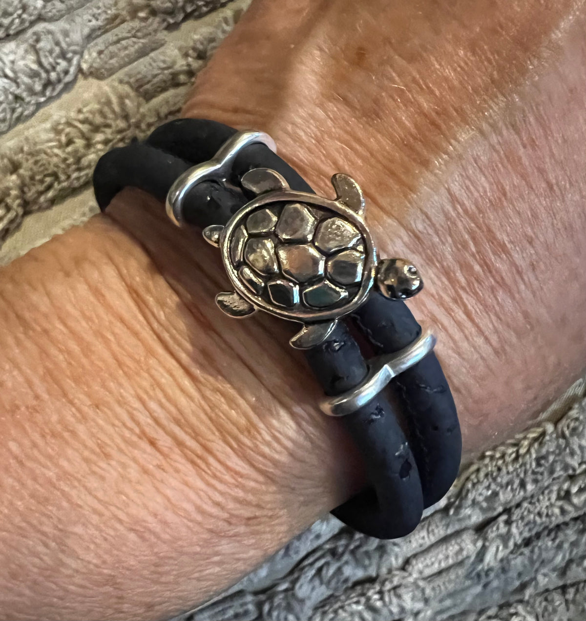 Sea Turtle Cork Bracelet by Sea Ranch Jewelry