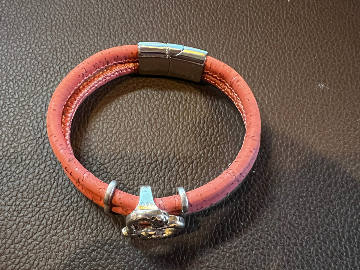 Sweet "Heart" Cork Bracelet by Sea Ranch Jewelry