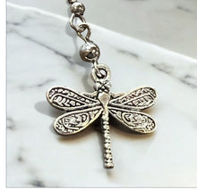 Load image into Gallery viewer, Dragonfly Charm Earrings by Sea Ranch Jewelry
