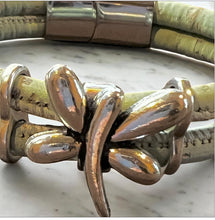 Load image into Gallery viewer, Dragonfly Cork Bracelet - Seafoam - by Sea Ranch Jewelry
