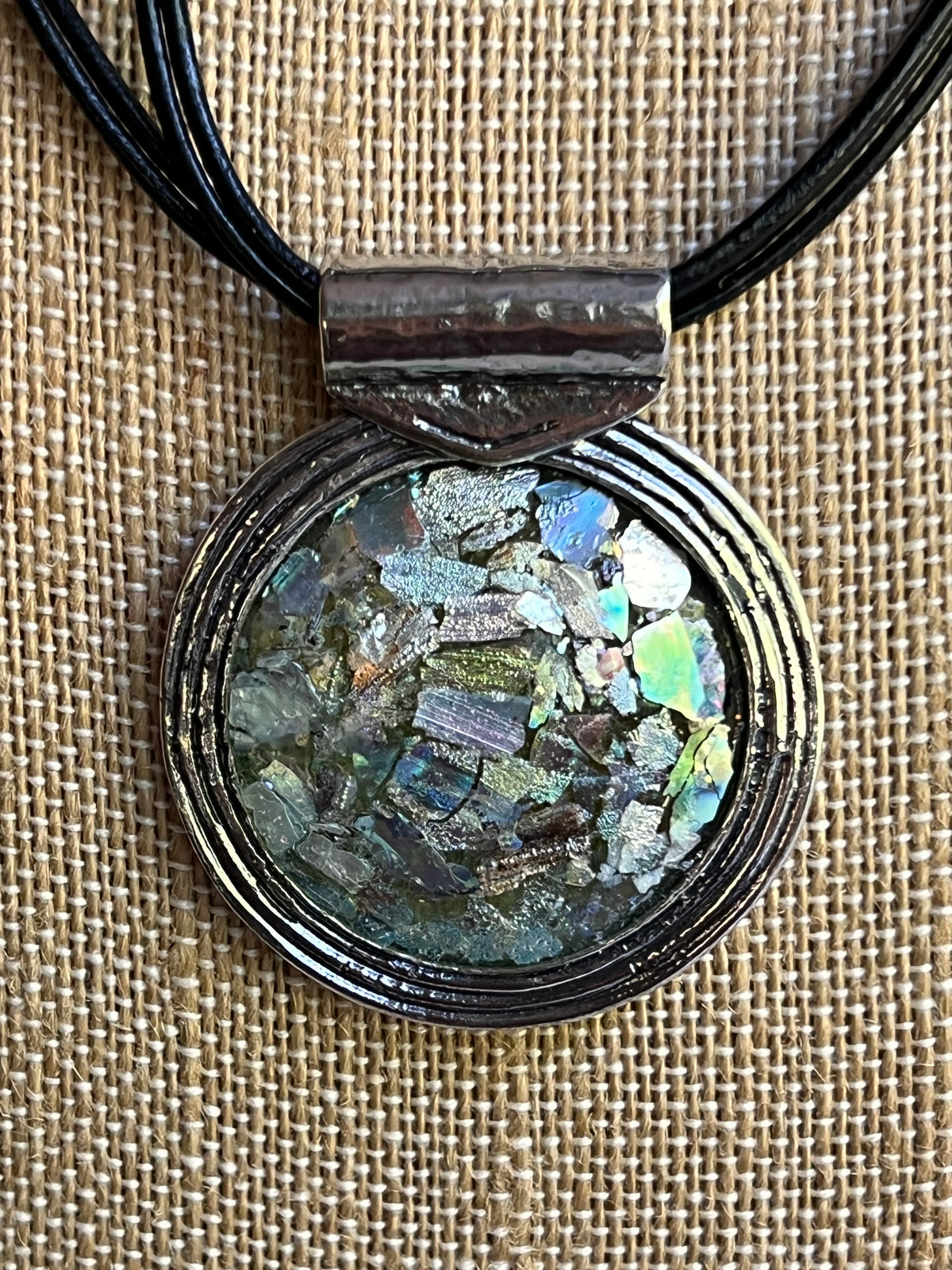 Gorgeous Roman Glass Multistrand Necklace