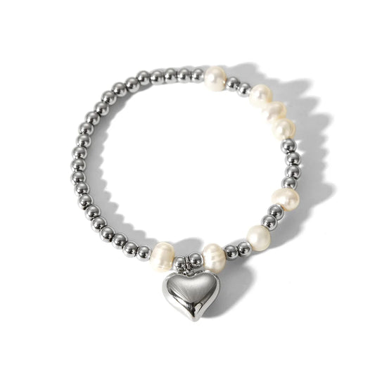 Beaded Heart Bracelet