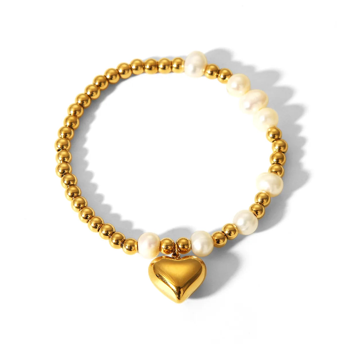 Beaded Heart Bracelet