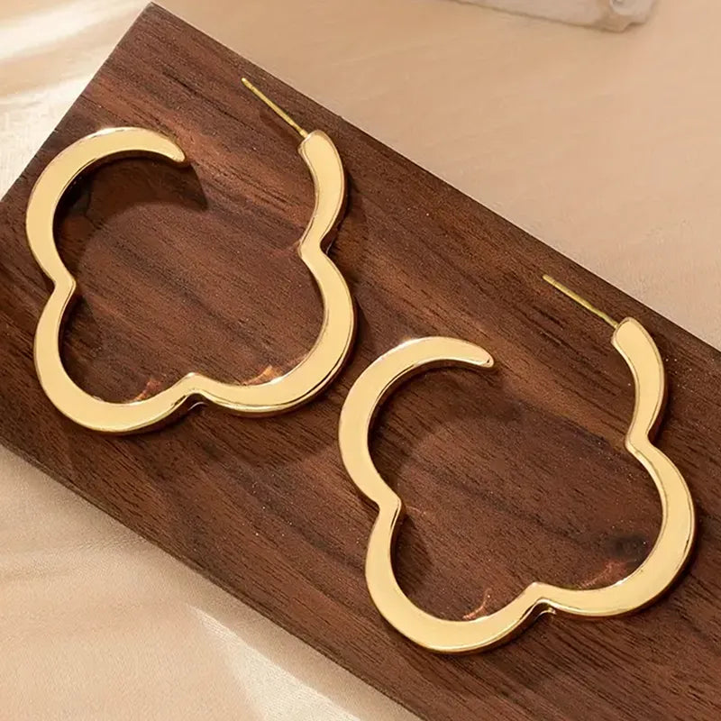 Golden Clover Earrings