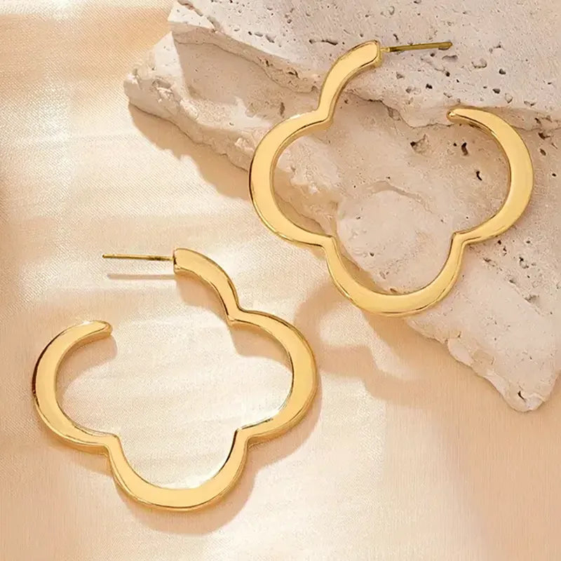 Golden Clover Earrings