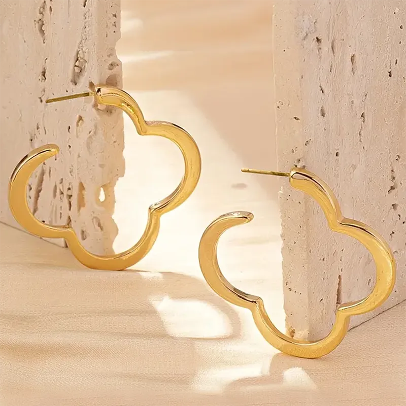 Golden Clover Earrings